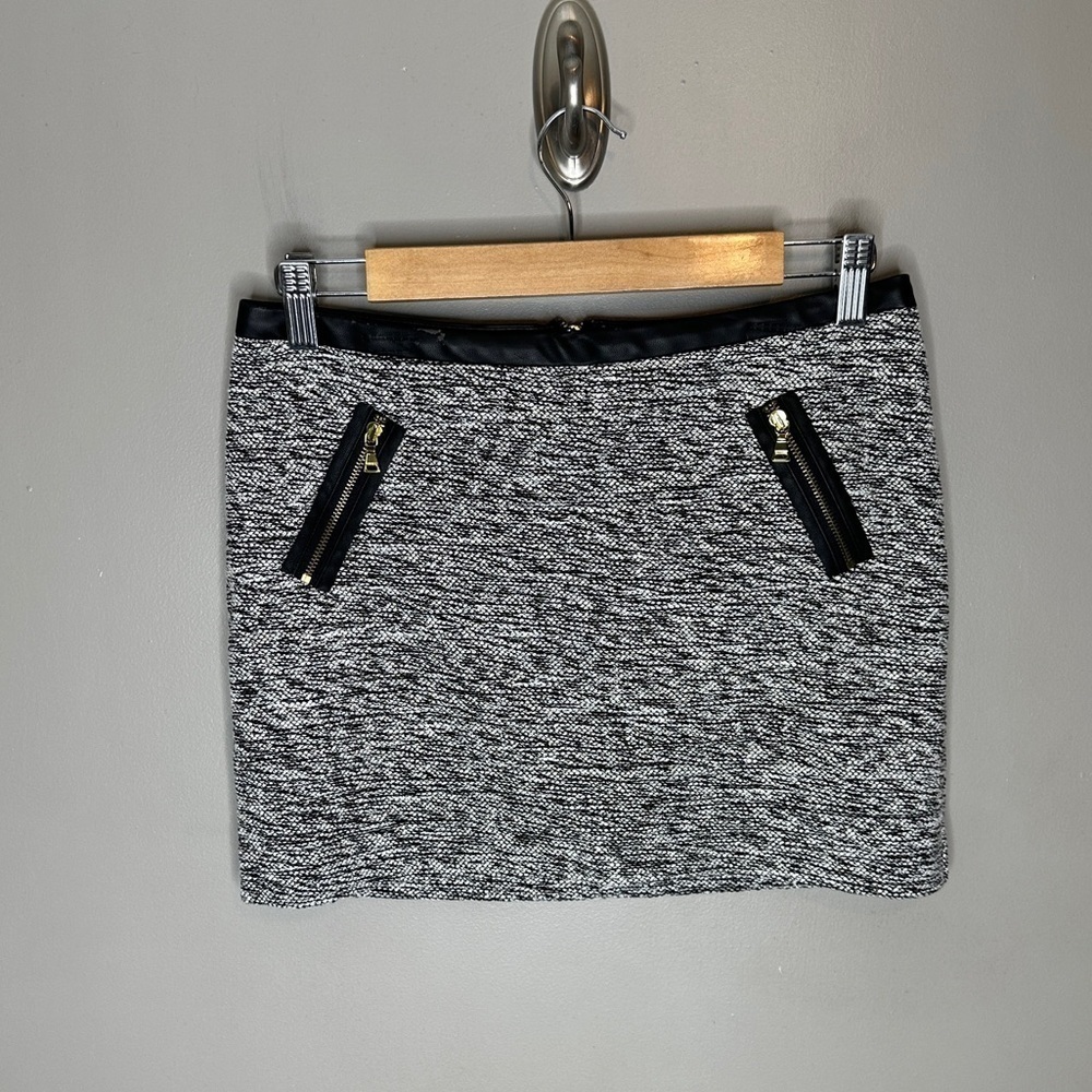 Express tweed mini skirt